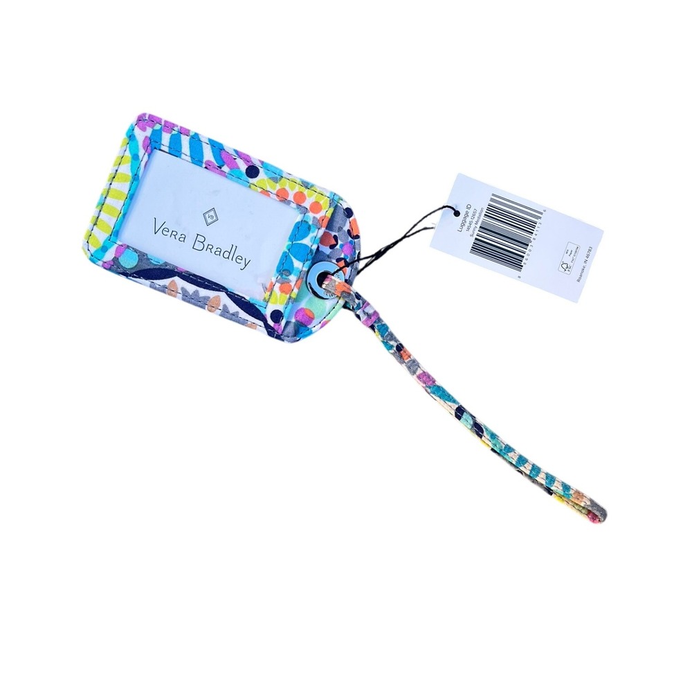 NEW Vera Bradley Luggage Tag ID in Sunny Medallion‎